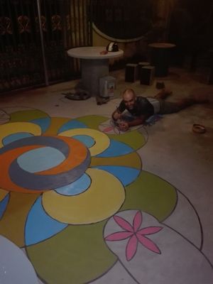 Work in progress in our new place !!! at Eco Vegetarian Kampot in Kampot