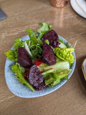 Dressed salad at All Bar One in Sheffield