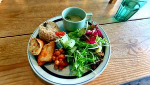 YIDAKI SEASONAL SET MEAL at Yidaki Cafe in Kobe