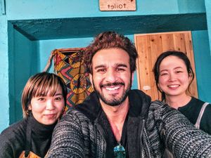 STAFF ARE FRIENDLY & HELPFUL 👍 at Yidaki Cafe in Kobe