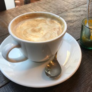 soy latte at Yidaki Cafe in Kobe