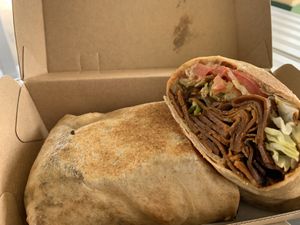 Falafel at Samadhi Whole Foods in Camden