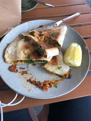 I forgot to take a photo before I started eating lol at Samadhi Whole Foods in Camden