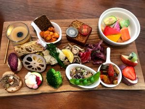 Lunch A Set at Plus Veganique in Tokyo