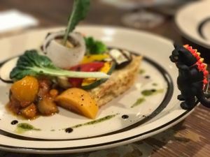 Vegan Lasagna. at Plus Veganique in Tokyo