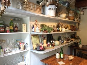 interior at Plus Veganique in Tokyo