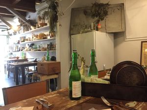 interior at Plus Veganique in Tokyo