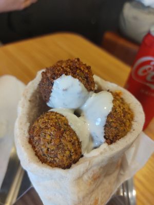 Falafels! at Pita Bakery in Central Singapore