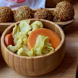 Turshi pickles at Pita Bakery in Central Singapore