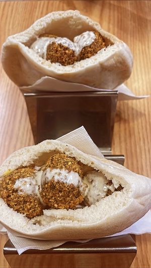   at Pita Bakery in Central Singapore