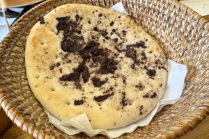 Olive pita  at Pita Bakery in Central Singapore