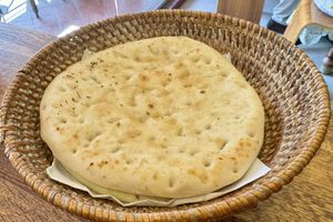 Garlic pita  at Pita Bakery in Central Singapore