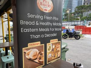   at Pita Bakery in Central Singapore