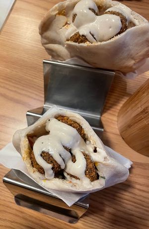   at Pita Bakery in Central Singapore