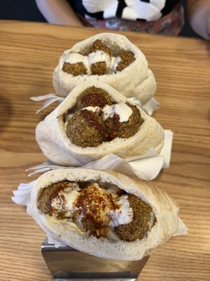 Falafel sandwich   at Pita Bakery in Central Singapore