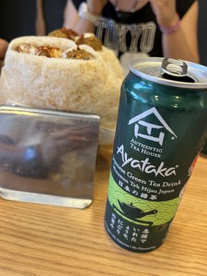 Green tea  at Pita Bakery in Central Singapore