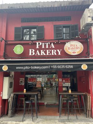   at Pita Bakery in Central Singapore
