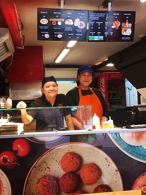 Friendly Staff! at Pita Bakery in Central Singapore