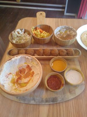 Take It All platter at Pita Bakery in Central Singapore