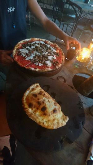 fungi and calzone at Baracca Ristorante Pizzeria  in Kerobokan Kelod