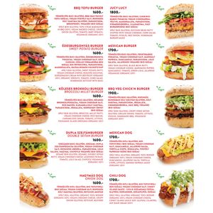 VEGAN HAMBURGERS & HOT-DOGS at Magic Burger in Budapest