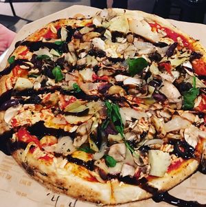 Build your own vegan option! Yum!  at Blaze Pizza in Meridian