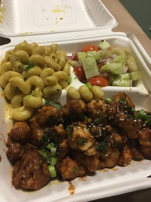 BBQ Cauliflower & pasta salad at Stem Farm and Kitchen in Baltimore