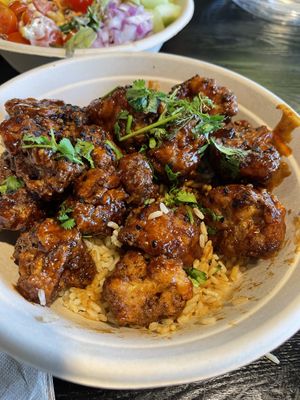 Crispy Bbq Cauliflower  at Stem Farm and Kitchen in Baltimore