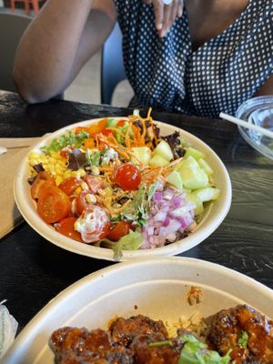 Summer Cobb minus avacado at Stem Farm and Kitchen in Baltimore