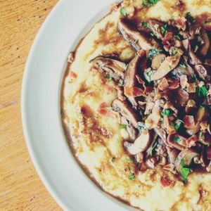 Vegan Wild Mushroom Bolognese at Stem Farm and Kitchen in Baltimore