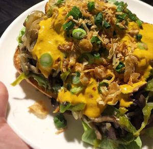 no idea how you're supposed to eat this but this is amazing!  at Stem Farm and Kitchen in Baltimore