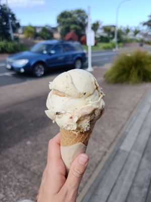 Peanut butter! at Island Gelato in Waiheke Island
