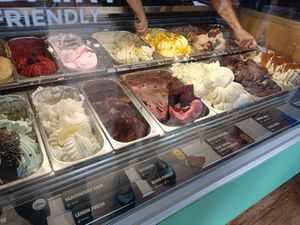 Range of flavours at Island Gelato in Waiheke Island