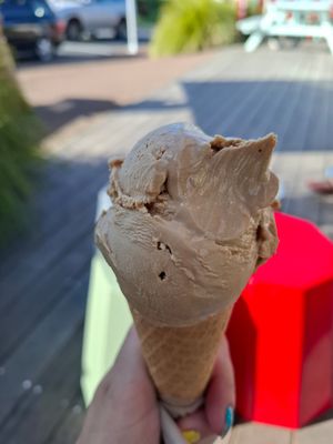 Coffee coconut at Island Gelato in Waiheke Island