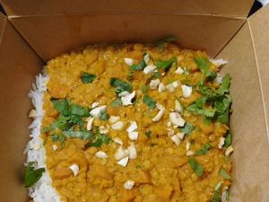 Dhal de lentilles corail at Vero L'Autre Cantine in Paris