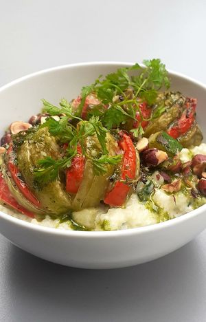 Vegan risotto at Vero L'Autre Cantine in Paris