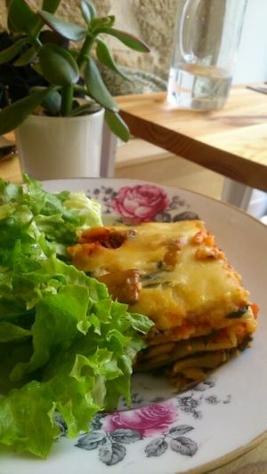 vegan lasagne  at Vero L'Autre Cantine in Paris