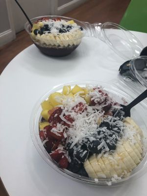 Bitter in plastic! at Rahvia Acai Bowls in Clearwater
