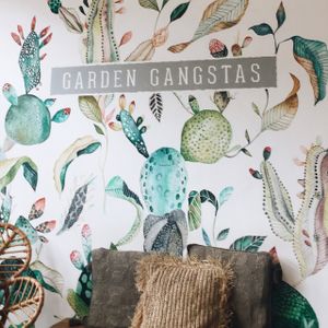 waiting area at Cafe Organic in Kerobokan Kelod