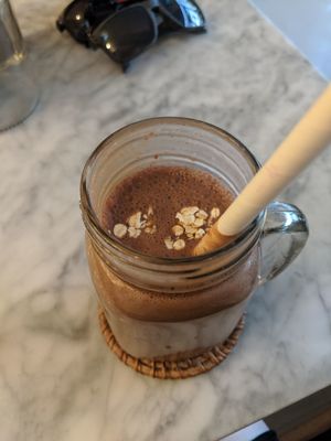 Chocoholic smoothie at Cafe Organic in Kerobokan Kelod