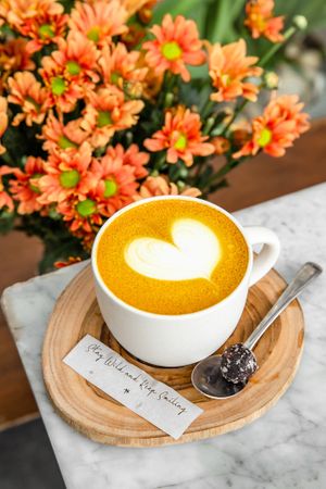 Golden Milk Latte at Cafe Organic in Kerobokan Kelod