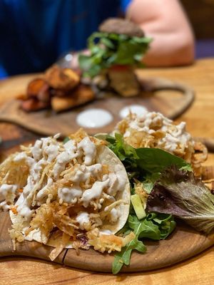 Calamari tacos at Elixiba in Byron Bay