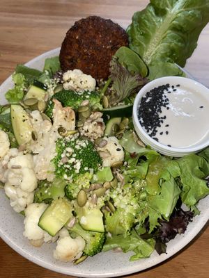 Bowl (minus the mushrooms) at Elixiba in Byron Bay