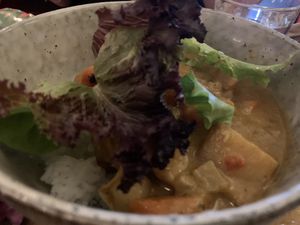 Red curry  at Elixiba in Byron Bay