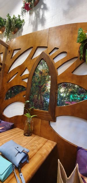 Booth interior at Elixiba in Byron Bay