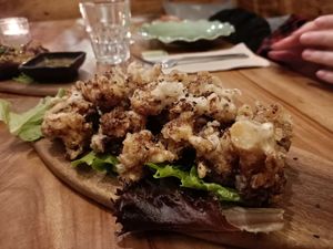 Orange Sesame Cauliflower Nibbles at Elixiba in Byron Bay