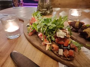 Living Bruschetta at Elixiba in Byron Bay