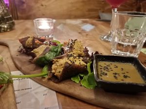 Raw Kimchi Dumplings at Elixiba in Byron Bay