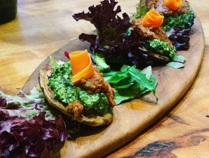 Mushrooms   at Elixiba in Byron Bay