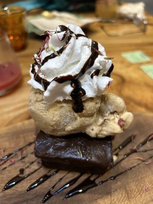 Life by Chocolate cake  at Elixiba in Byron Bay